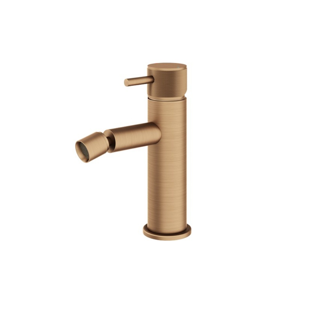 Product Cut out image of the Abacus Iso Pro Brushed Bronze Mono Bidet Mixer